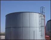 Abeco Tanks manufactures sectional steel tanks.