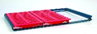 This unique modular clip-in plastic tile lends itself to a multitude of applications other than pallets
