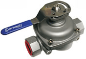The Emech 2 port valve utilises ceramic shear action disc technology to provide tight shut-off, high pressure differential