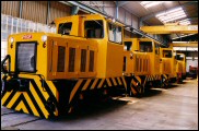 Prof manufactures shunting locomotives from 8 T to 65 T in 0-4-0, 0-6-0, and BO-BO configuration.