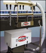 Manufactured blow offs versatile system generates high velocity airflows for effective debris and moisture removal.