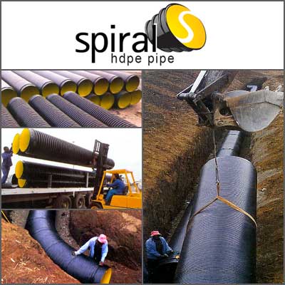 HDPE Storm Water Drainage Pipes Spiral HDPE Pipe EngNet HDPE Storm Water Drainage Pipes Spiral HDPE Pipe EngNet