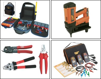 Hydraulic Crimp Tool, Electrician Tool Bag, Nylon Cable Tie, Impulse Paslode