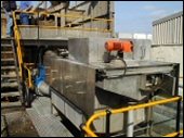 This filter was developed for the removal of organic solids from water including fruit pulp, sludge and paper fibres.
