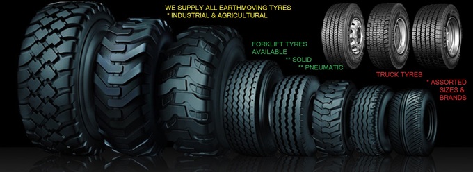 Truck Tyres, Tractor Tyres, Forklift Tyres, Earthmoving Tyres