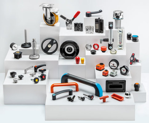 Plastic and metal standard machine parts from Elesa for the mechanical engineering industry