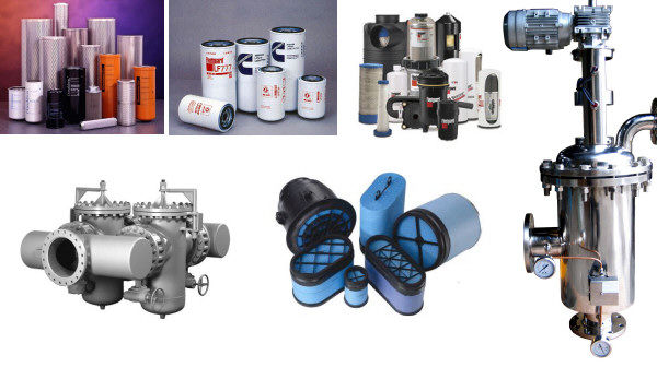 Hydraulic Filter, Oil Filter, Fuel Filter, Air Filter, Coalescing Filter, Water Filters, Duplex Strainer