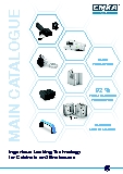 EMKA 2021 main catalogue covers Ingenious Locking Technology for cabinets and enclosures