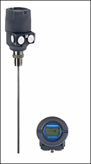 Electronic thermostat with digital clock, battery operated, with day programme.