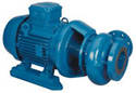 Centrifugal water pumps use the centrifugal action of an impeller to 'throw' water.