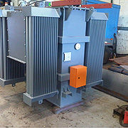 We provide a large variety of transformers, starting at 25kVA up to 20mVA depending on our customer's needs. We design all our transformers according to customer requirements.