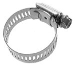 Offering worm gear clamps that have stainless steel band and housing with stainless steel screw.