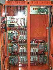 Power Factor Correction is used to increase the efficiency of the electrical supply system.