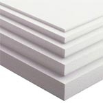 A molded polystyrene foam used in packaging applications and also insulation applications.