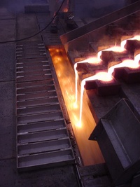 Pouring and Slag Granulation