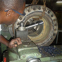 We are currently the preferred supplier by most of the valve companies for the drilling of valve flanges, reconditioning and modification work.