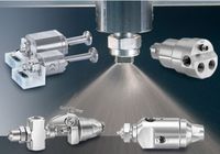 Choose from automated spray nozzle models with variable or standard sprays, dispensing nozzles, compact designs, clean-out needles, mounting options and more.