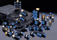 This powerful diverse range of pneumatic fittings is easily fitted for a clear control system.