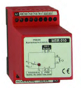 Contact protection relay, isolating switching amplifier