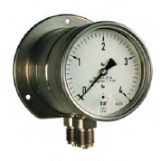 Spring-diaphragm pressure gauges, pressure gauges