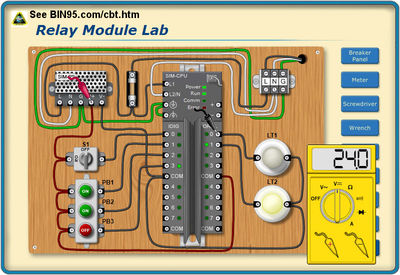 PLC Troubleshooting Training Simulation Software ... electrical wiring ladder diagram 