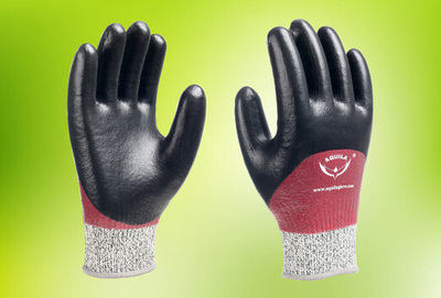 Aquila® RE05F industrial glove – cut resistant level 5 with double coated foam nitrile