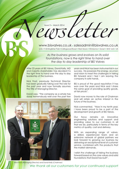 Issue 3 - March 2014 - Newsletter