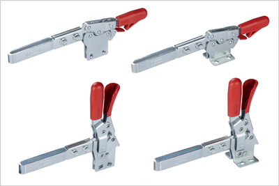 Elesa toggle clamps with extended lever solve the reach problem