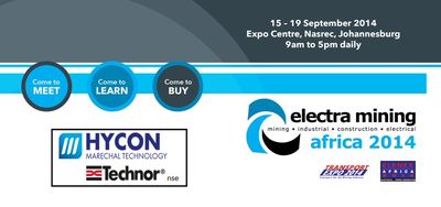 YOUR INVITATION TO ATTEND ELECTRA MINING AFRICA 2014