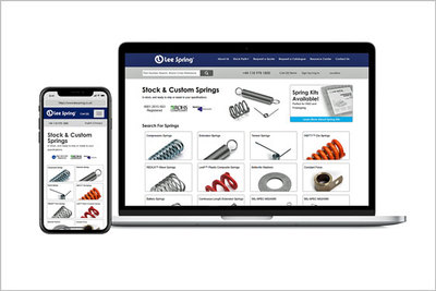 New website – New Online store from Lee Spring Ltd