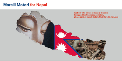 Marelli Motori Nepal earthquake appeal