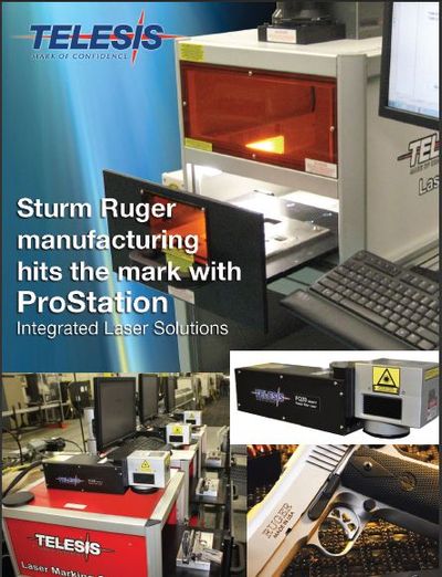 Sturm Ruger manufacturing hits the mark with Telesis ProStation integrated laser marking systems