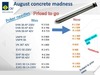 August concrete sector specials
