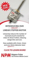 New 20mm Linear Stepper Motor now available from Nippon Pulse
